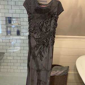 Angels Never Die ANVRDIE Gray Dress - Size 1/Small